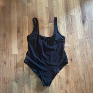 One piece black swimsuit
